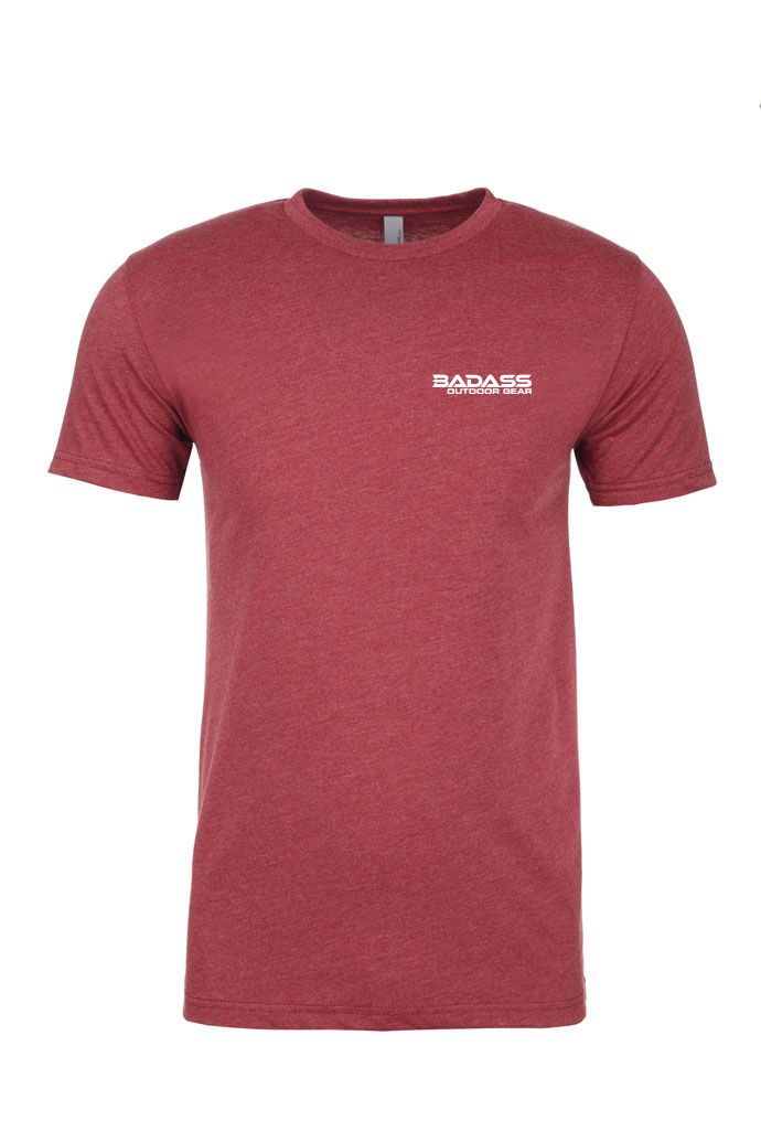 Badass Outdoor Gear Bowhunter T-Shirt - Cardinal Color - Front Design