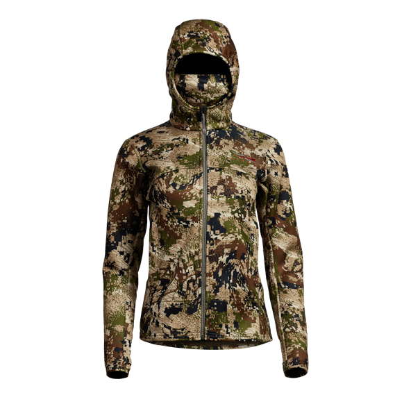 Sitka Women's Traverse Hunting Hoody Zippered Front View
