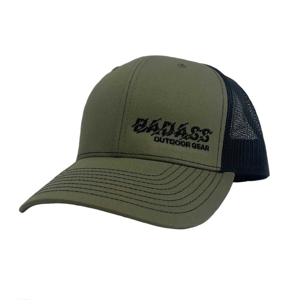 Badass Outdoor Gear Side Panel Logo Snap Back Trucker Hat