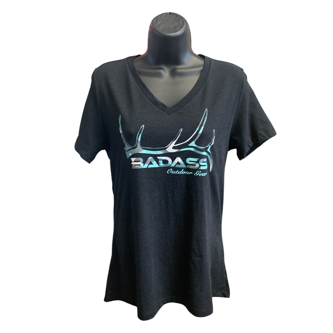 Badass Outdoor Gear Ladies Camo Shed T-Shirt