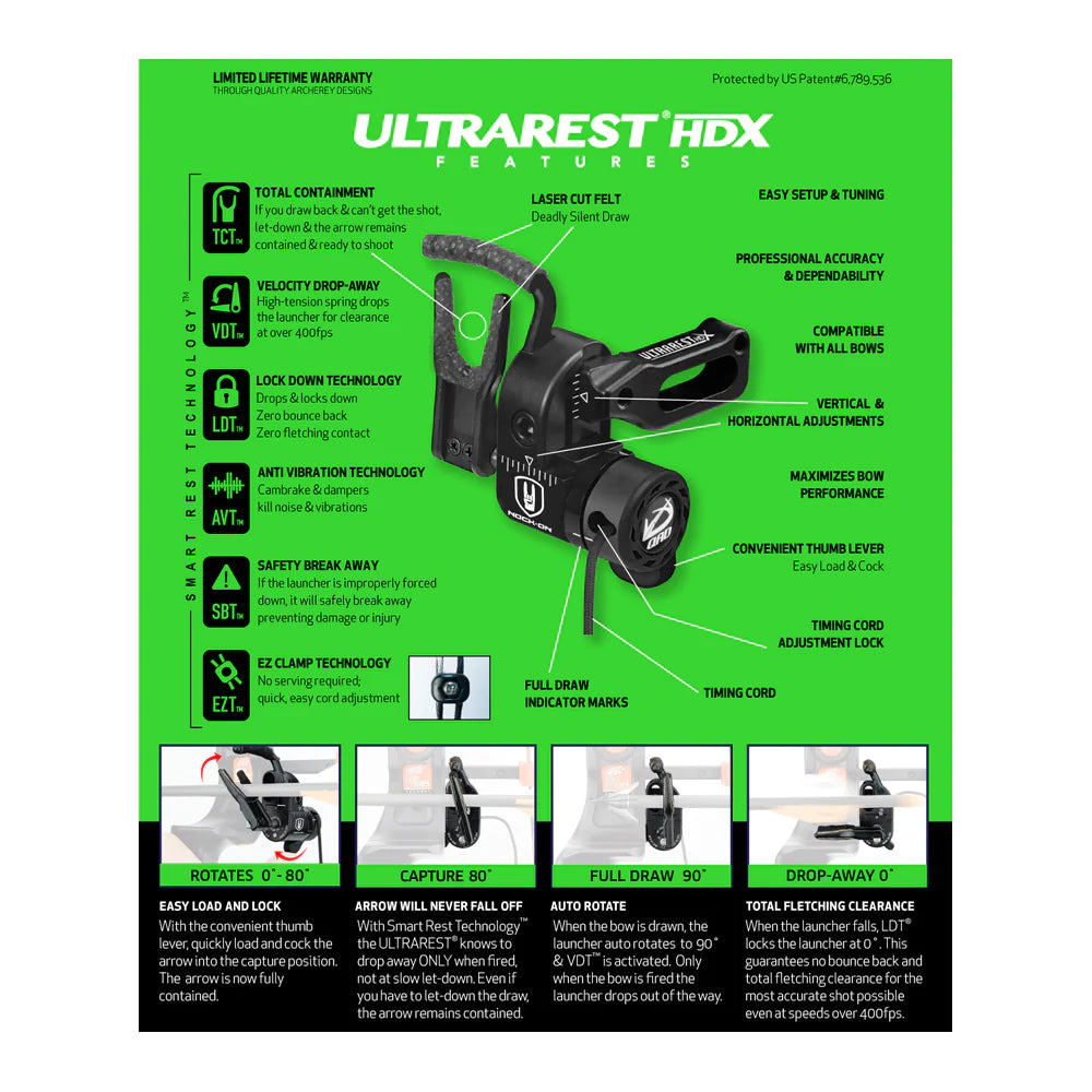 Nock On QAD Ultrarest HDX Badass Outdoor Gear
