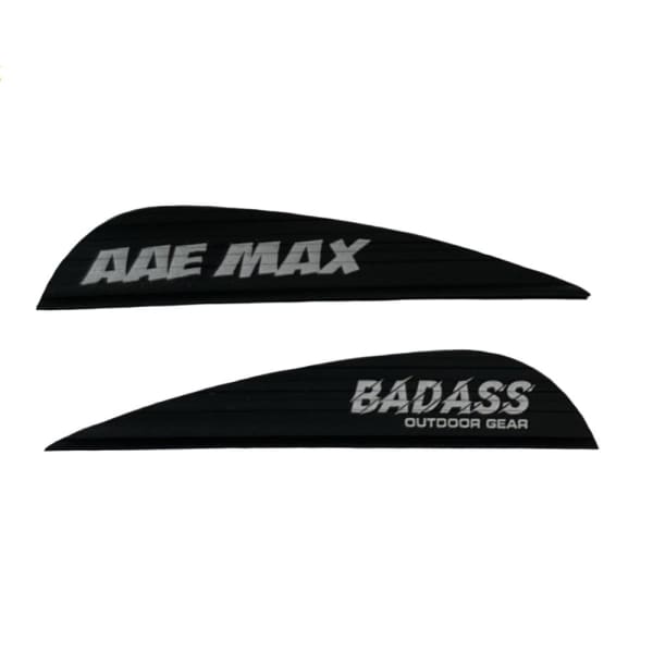AAE Max Stealth Custom Fletchings - AAE Max Stealth / Black