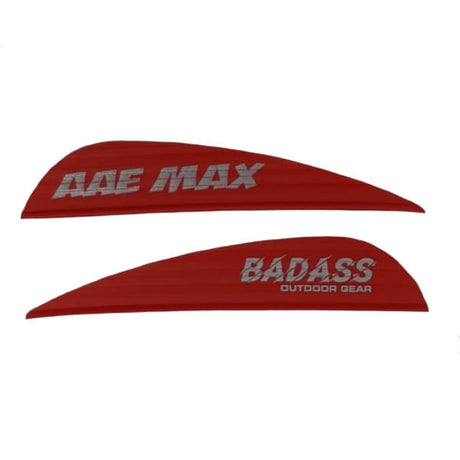 AAE Max Stealth Custom Fletchings - AAE Max Stealth / Red