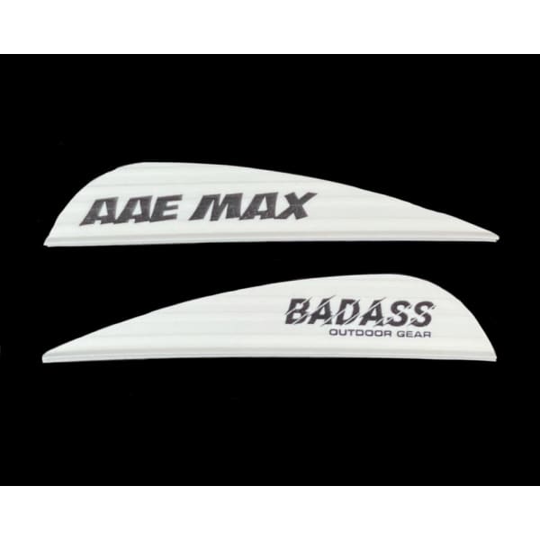 AAE Max Stealth Custom Fletchings - AAE Max Stealth / White