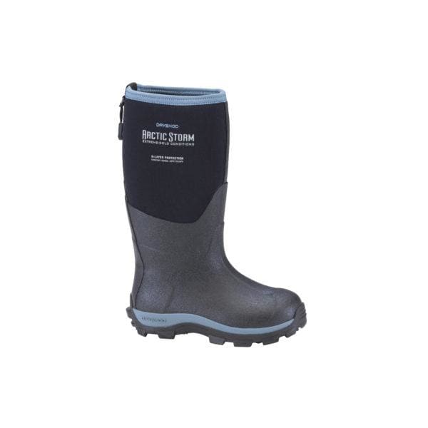 DryShod Arctic Storm Kid’s Winter Boots - Black Blue / 10 - 
