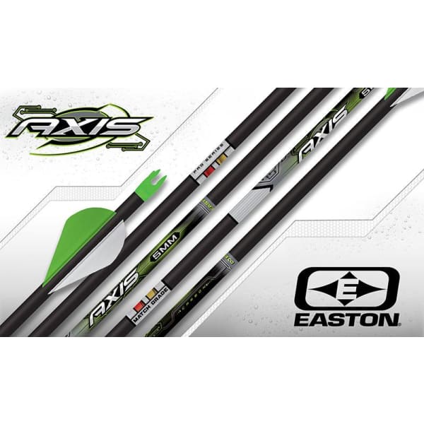 Conjunto de 12 tubos Easton Axis de 4 mm Long Range Match Grade de carbono