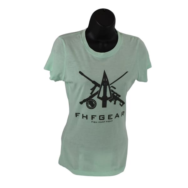 FHF Ladies Tee - Seafoam / Medium - CLOTHING