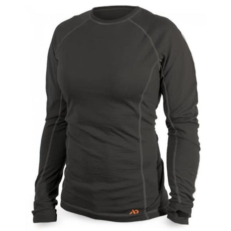 First Lite Women’s Lupine Crew - Black / X Small - CLOTHING