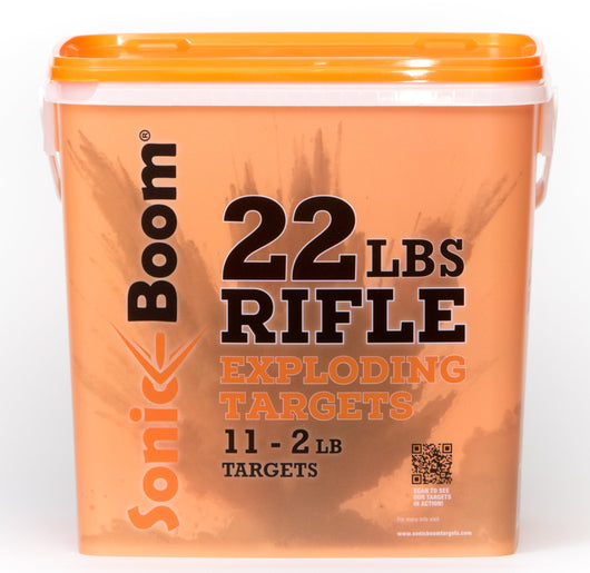 Sonic Boom 2 lb Exploding Rifle Target - 11 Pack