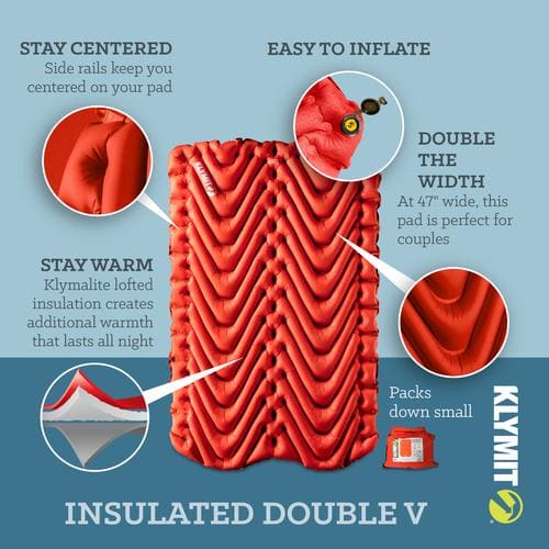 Klymit Insulated Double V Orange - GEAR