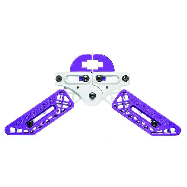 Kwik Stand Bow Support - White/Purple - ARCHERY