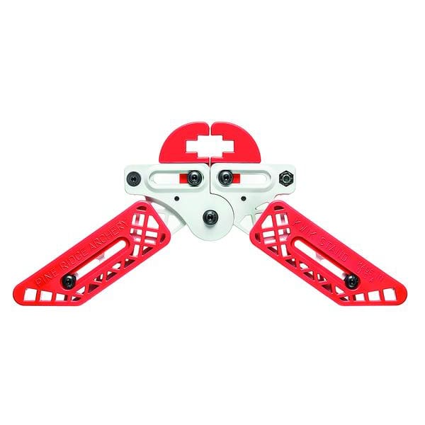 Kwik Stand Bow Support - White/Red - ARCHERY