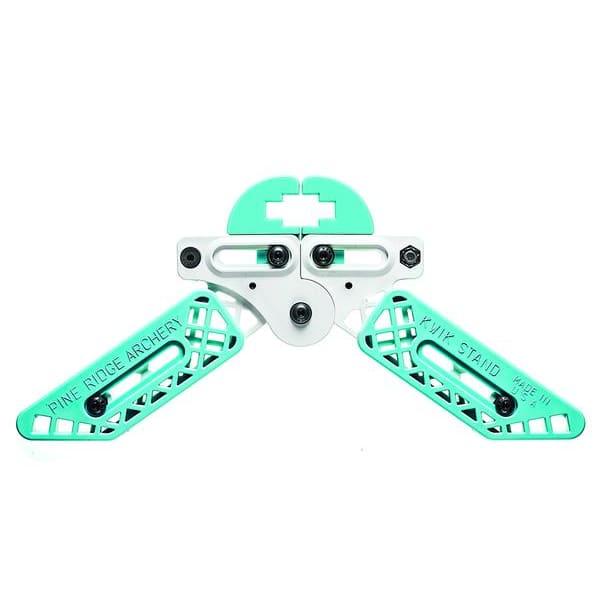 Kwik Stand Bow Support - White/Turquoise - ARCHERY