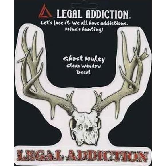 Legal Addiction Muley Window Decal