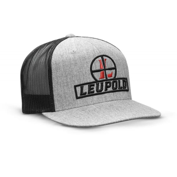 Leupold Black/Charcoal Recticle Flat Brim Trucker Hat - 
