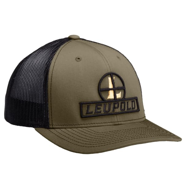 Leupold Reticle Trucker Hat - Black - CLOTHING
