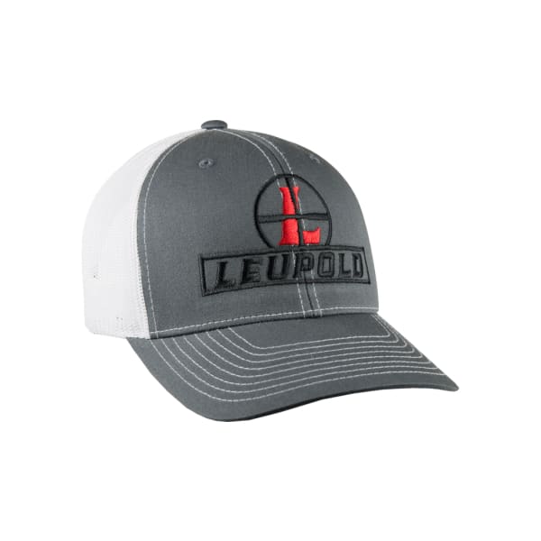 Leupold Reticle Trucker Hat - Gray - CLOTHING