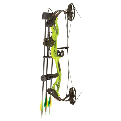 PSE Mini Burner Package - Right Hand / 25-40 / Lime Green - 