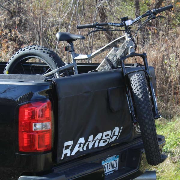 tailgate gear Rambo Bikes Hauler Tailgate Cover, Black, RA328974